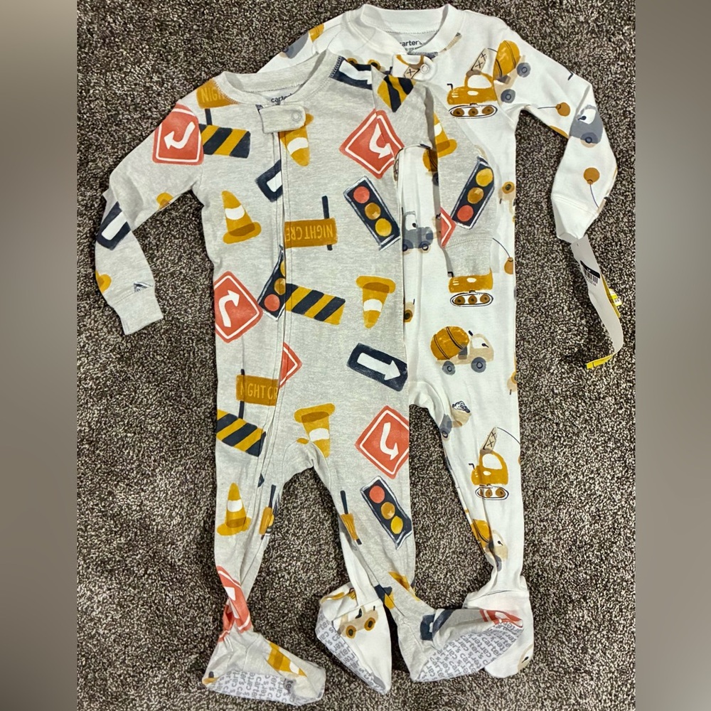 Carter's Construction Print Pajama Set